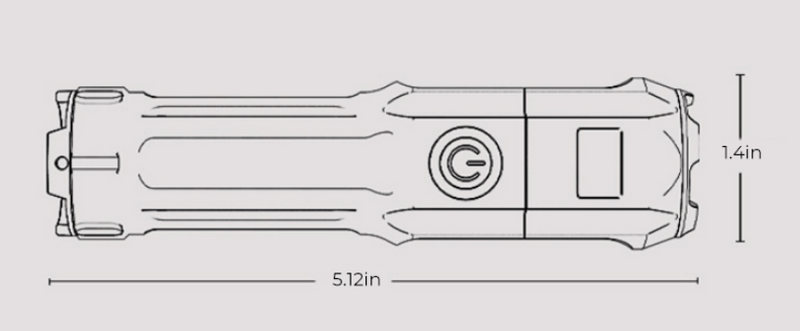 Powerful LED Flashlight