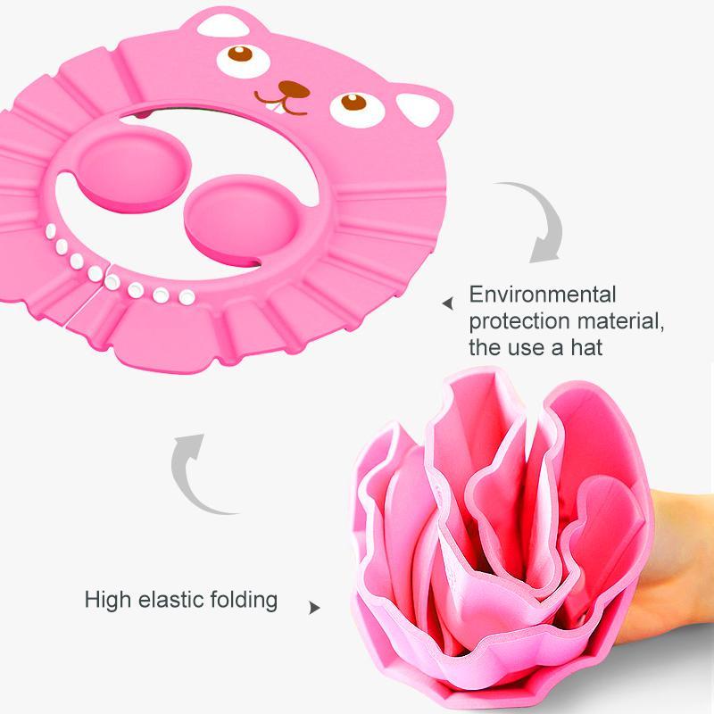 Adjustable Baby Kids Bath Shower Cap