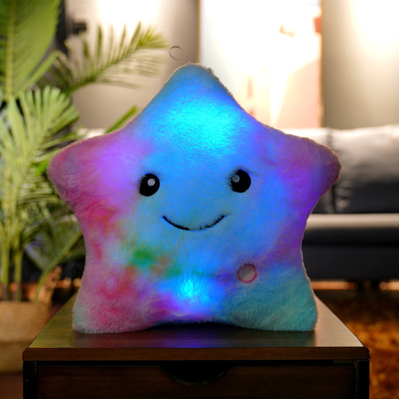 Five-pointed Star Luminous Pillow