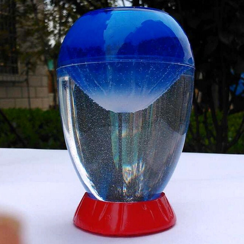 Volcano Eruption Egg Shape Sandglass Liquid Hourglass