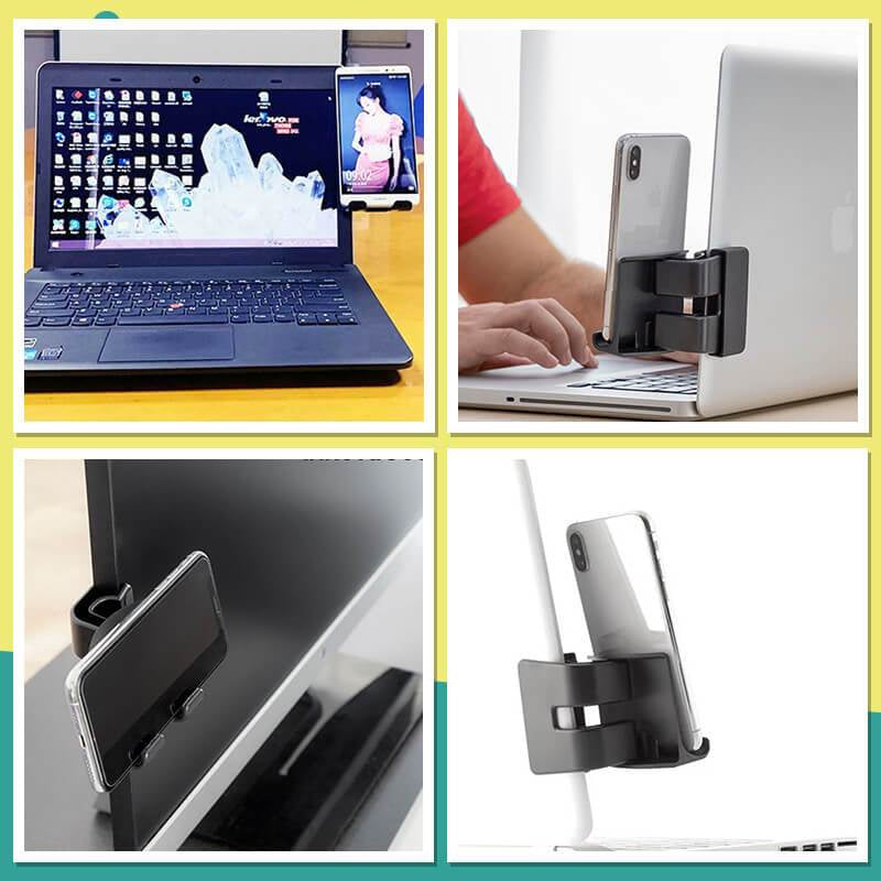 Laptop Side Phone Holder