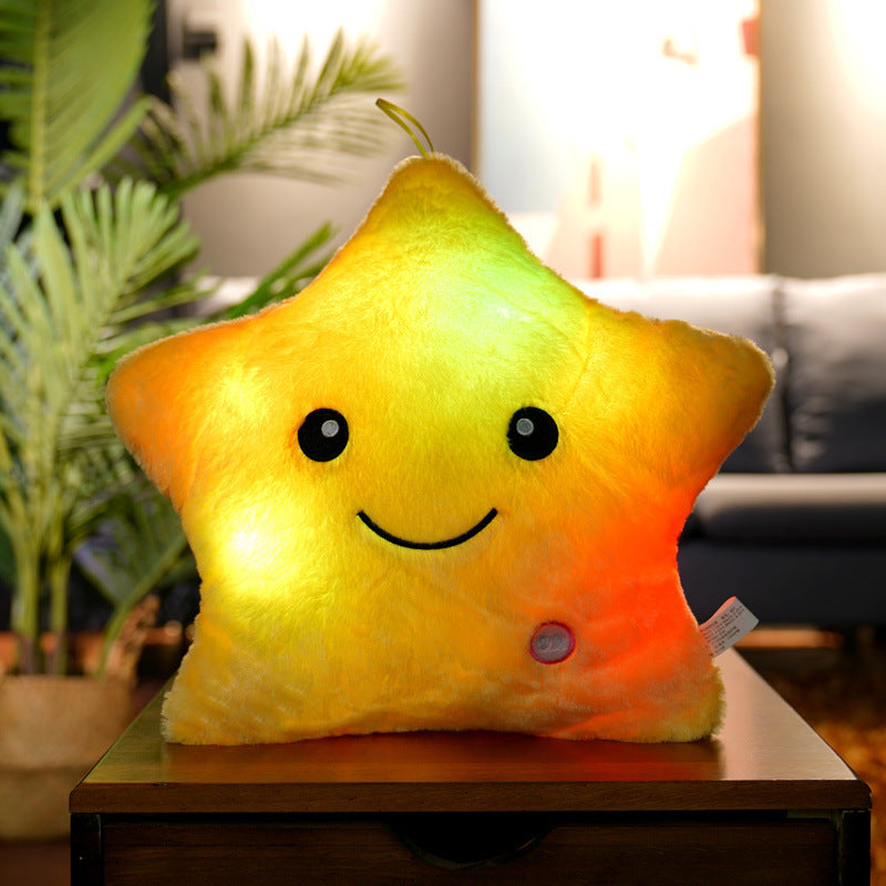 Five-pointed Star Luminous Pillow