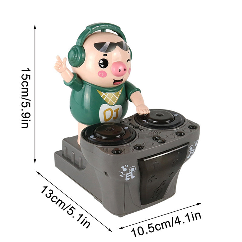 DJ Electric Music Dancing Pig Toy