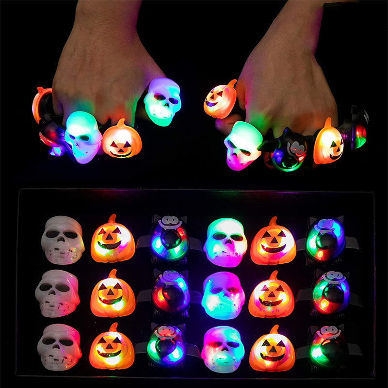 Halloween Led Light Up Rings