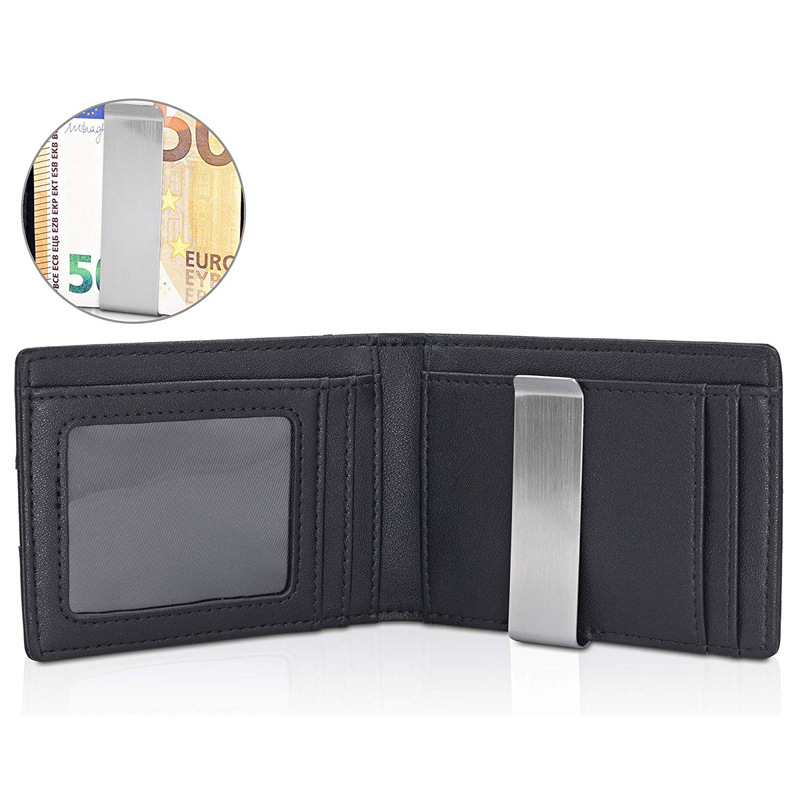 Men's Wallet Leather Wallet With RFID Protection