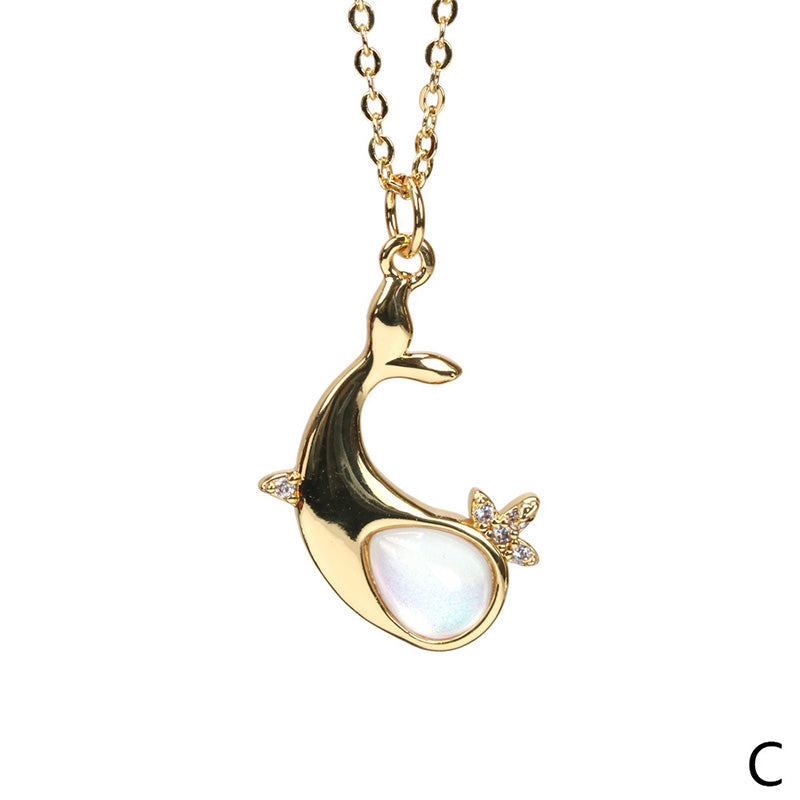 Whale Pendant Necklace