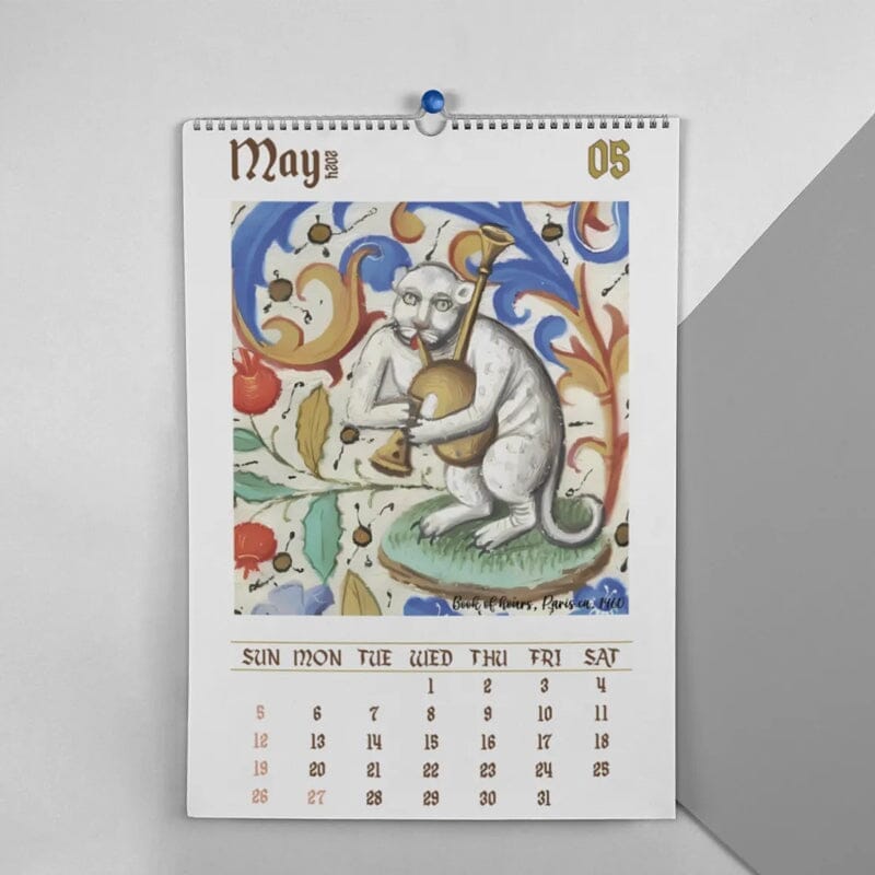 🐱2024 Weird Medieval Cats Calendar