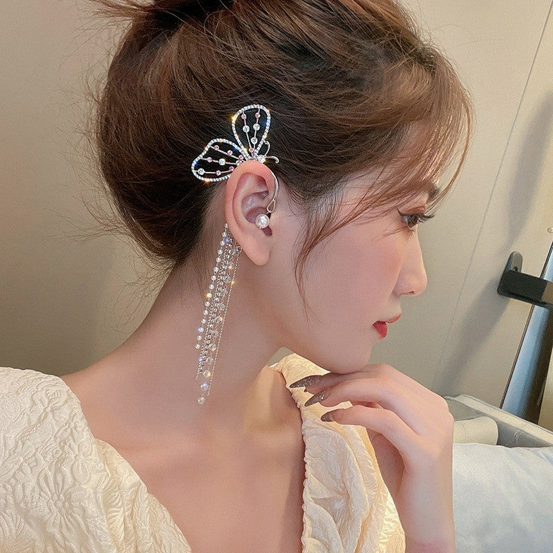 Butterfly Tassel Earrings