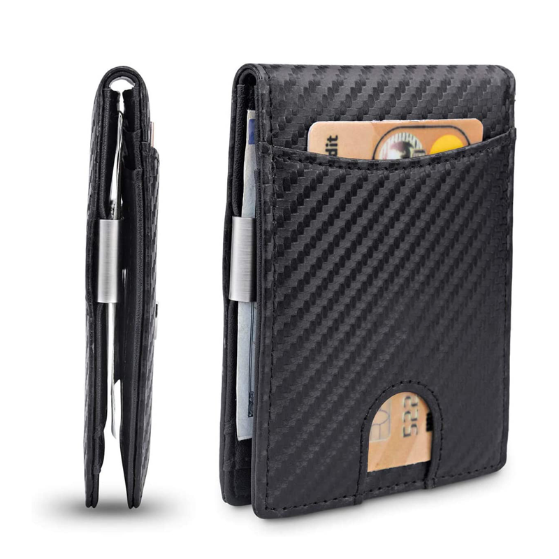 Men's Wallet Leather Wallet With RFID Protection