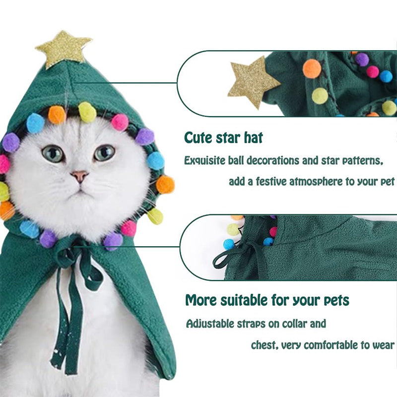 Pet Christmas Cape