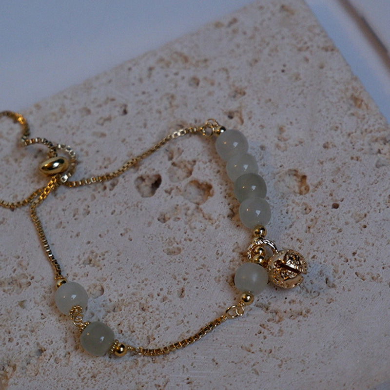 New Hetian Jade Bell Bracelet