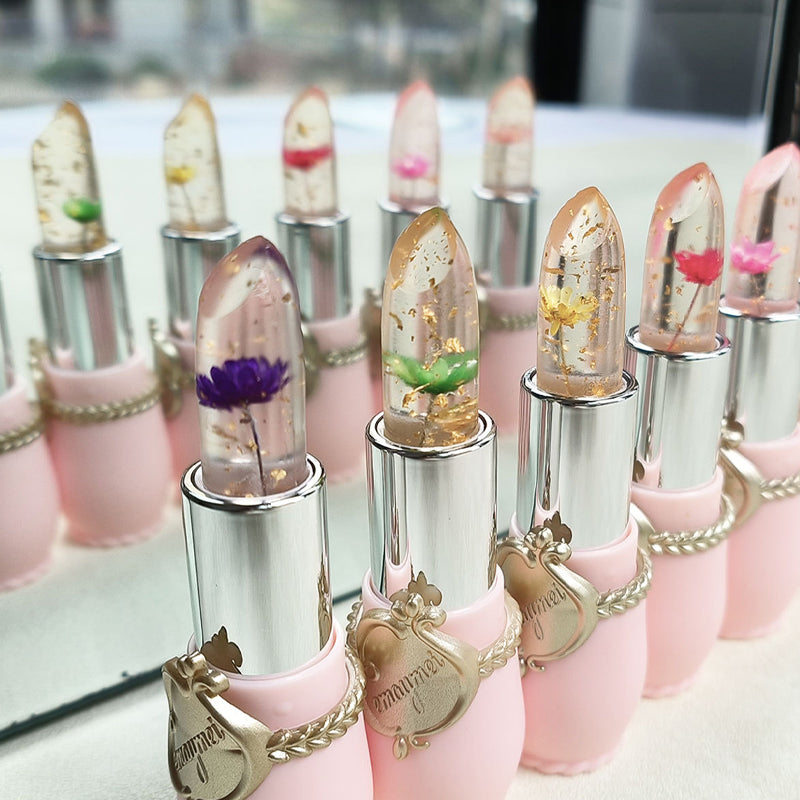 🌸Crystal Jelly Flower Color Changing Lipstick🌸