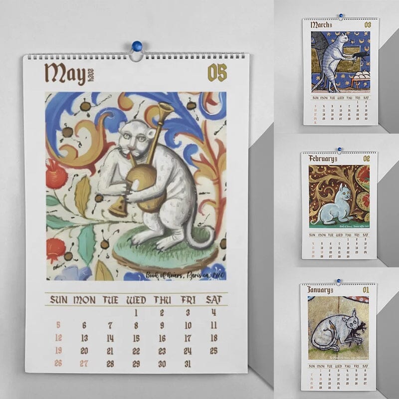 🐱2024 Weird Medieval Cats Calendar