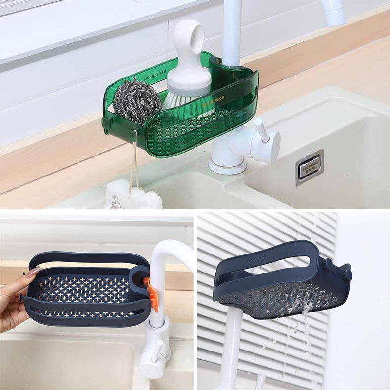 💦2 in 1 Home Sink Organizer