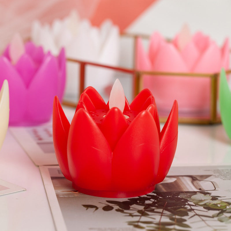 LED Lotus Electronic Candle