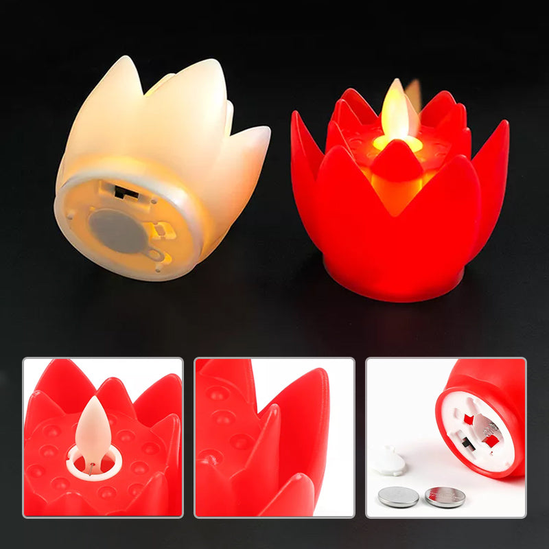 LED Lotus Electronic Candle