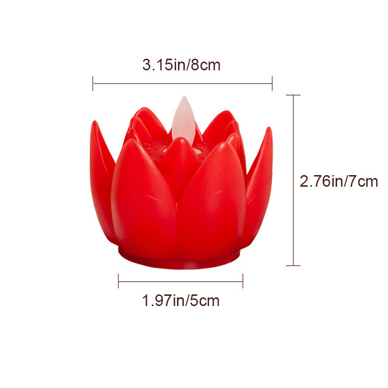 LED Lotus Electronic Candle