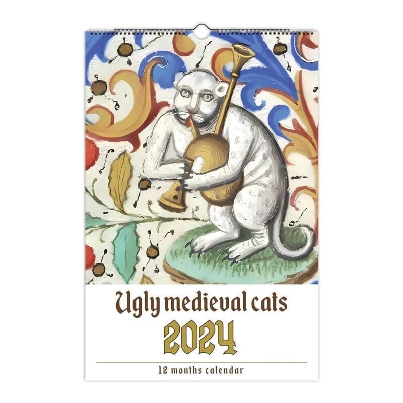 🐱2024 Weird Medieval Cats Calendar