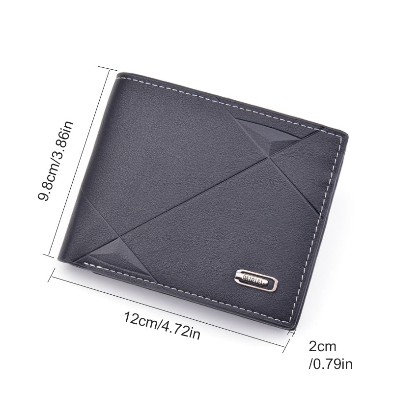 New Men's Short Wallet