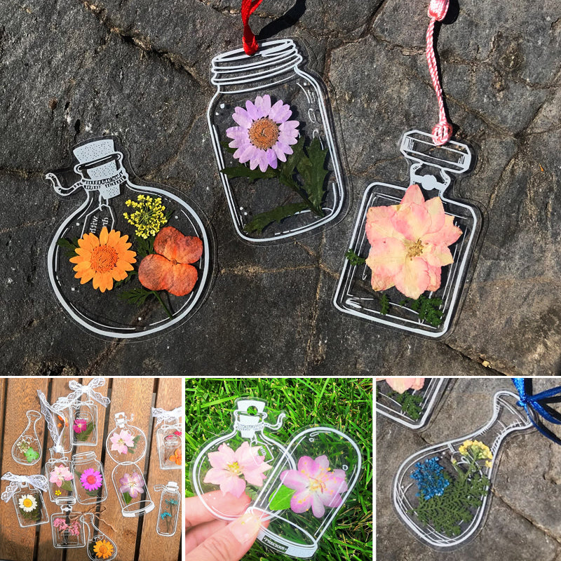 🌸Transparent Dried Flower Bookmarks(30pcs/set)