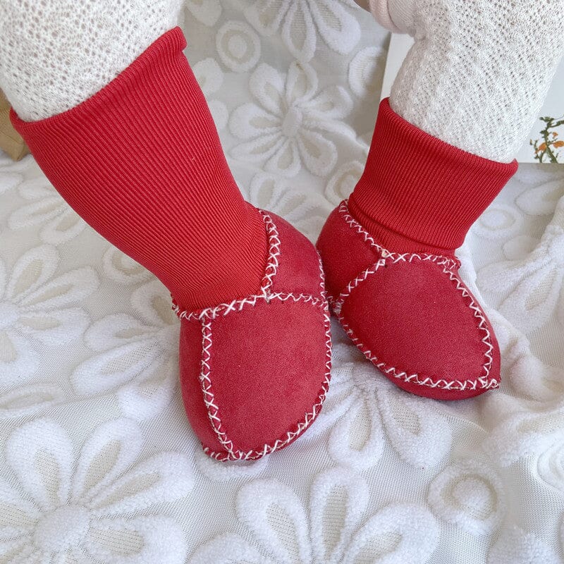 Warm Fur Baby Sock Shoes